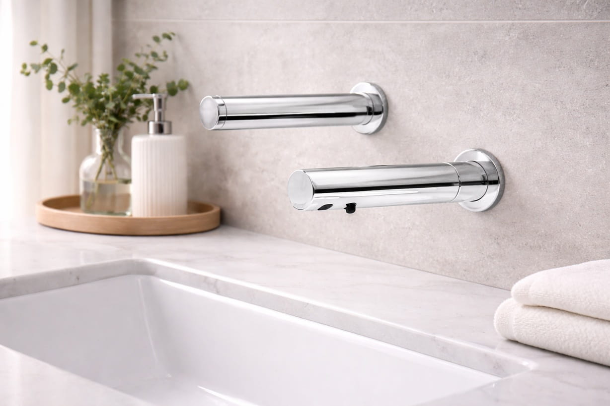 Chrome modern bathroom